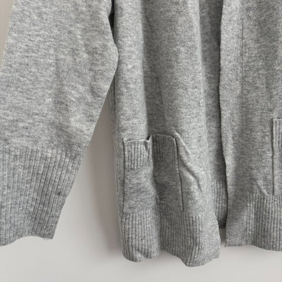 Love Ellie Women Gray Open Front Cardigan Sweater With Pockets Size XL - Picture 7 of 8